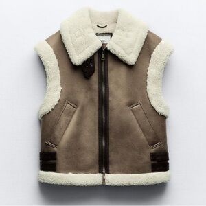 Zara Combination Fleece Vest